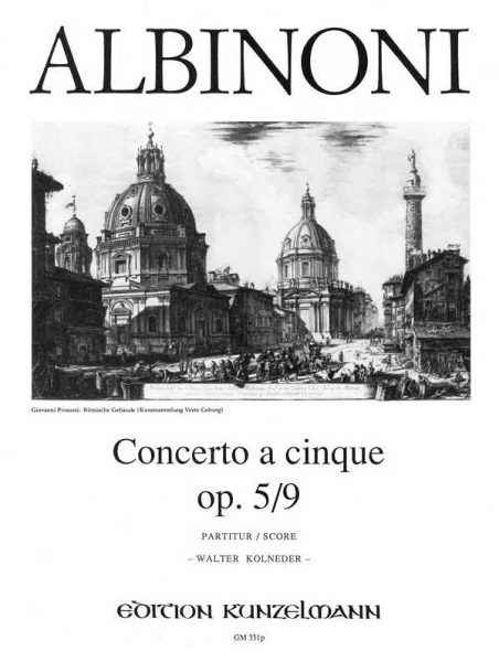 Concerto a cinque e-Moll op.5,9 für Violine und Streichorchester