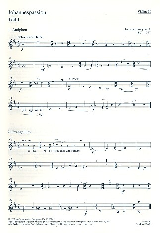 Johannespassion für gem Chor (SAM), Streicher und Orgel