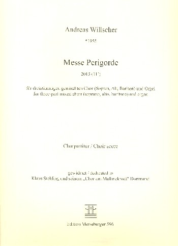 Messe Perigorde für gem Chor (SAM) und Orgel