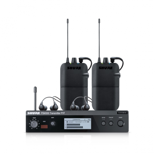 Wireless In-Ear System Shure PSM300 Twin Pack 112 K3E - SHOWROOM