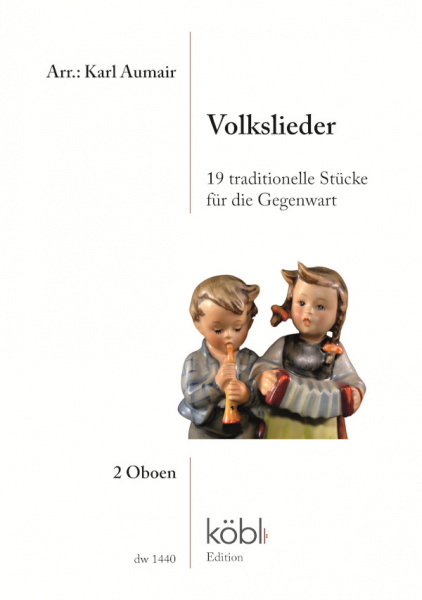 Volkslieder für 2 Oboen (+Text)