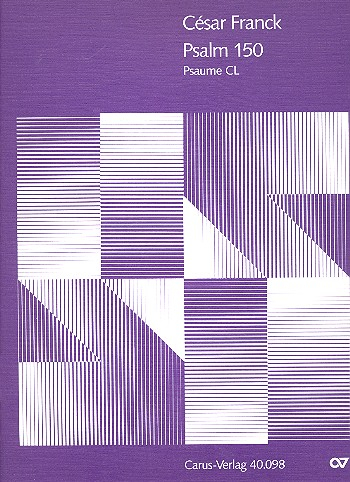 Psalm 150 für gem Chor, Streicher und Orgel