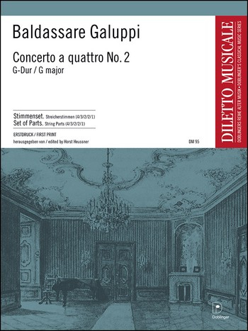 Concerto a quattro G-Dur Nr.2 für STreicher