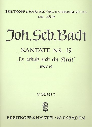 Es erhub sich ein Streit Kantate Nr.19 BWV19