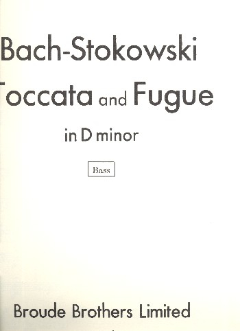 Toccata and Fugue d minor BWV565 for orchestra