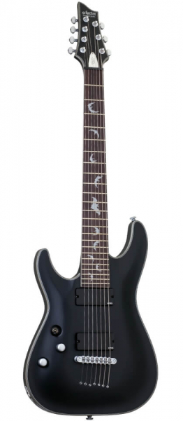 Lefthand E-Gitarre Schecter Damien Platinum 7 LH - SBK