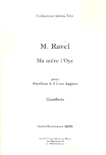 La mère l&#039;oye für Oboe und 2 Englischhörner