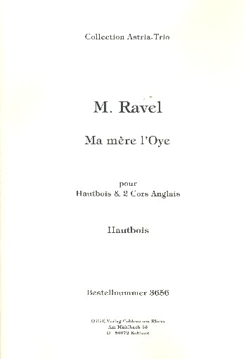La mère l&#039;oye für Oboe und 2 Englischhörner