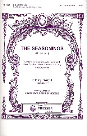 The Seasonings for soli (SATB), mixed chorus and orchestra
