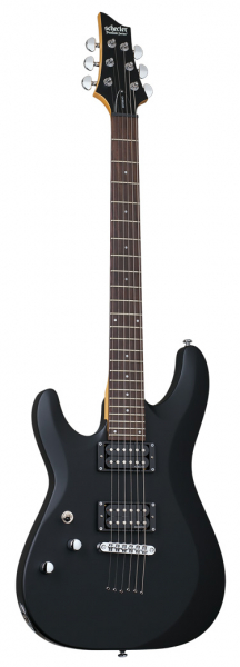 Lefthand E-Gitarre Schecter C-6 Deluxe - SBK
