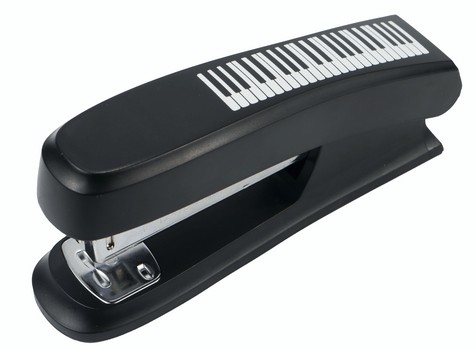 Hefter Tastatur schwarz 12 cm (für Klammern 24/6 26/6)