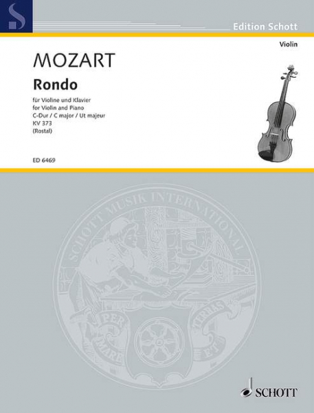 Rondo C-Dur KV 373 für Violine solo, Streicher, 2 Oboen und 2 Hörner