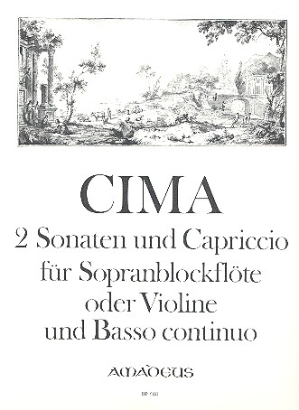 2 Sonaten und Capriccio für Sopranblockflöte (Violine) und BC