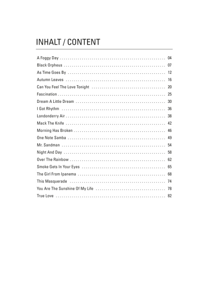 Sammelband für Klavier Bar Piano Classics - 20 bekannte Songs