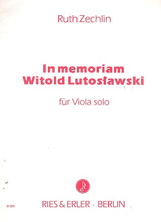 In memoriam Witold Lutoslawski für Viola solo