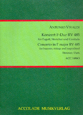 Konzert F-Dur RV485 für Fagott, Streichorchester und Cembalo