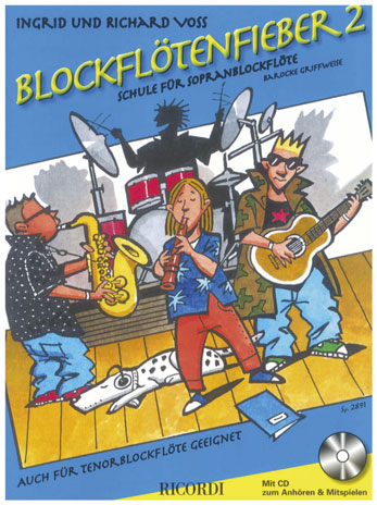 Blockflötenfieber Band 2 (+CD) für Sopranblockflöte (Tenorblockflöte)