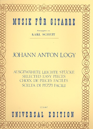 Ausgewählte leichte Stücke für Gitarre