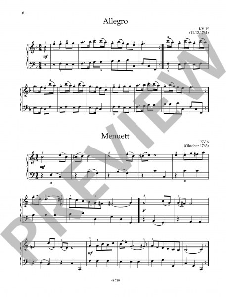 Spielstücke Der junge Mozart