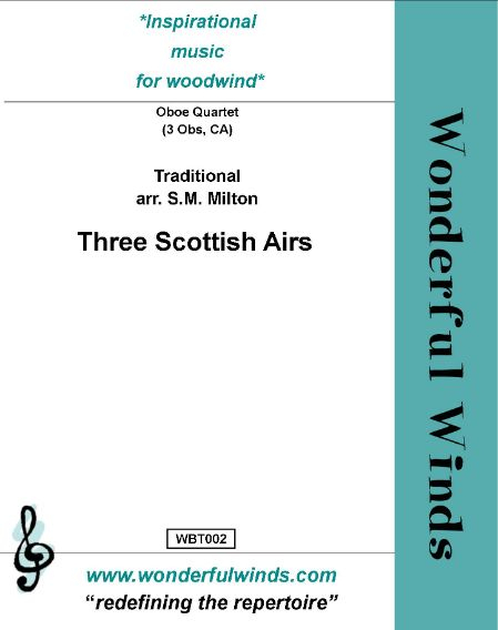 3 Scottish Airs for 3 oboes and cor anglais