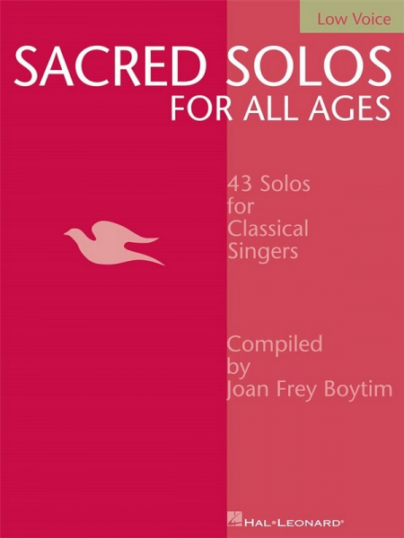 Sacred Solos for All Ages for low voice and piano