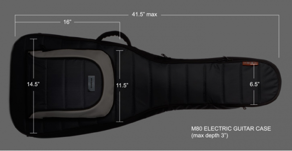 Gig Bag MONO Cases M80-EG-BLK Electric - Black