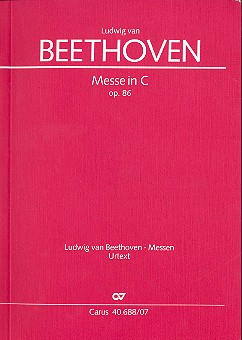 Messe C-Dur op.86 für Soli, gem Chor und Orchester