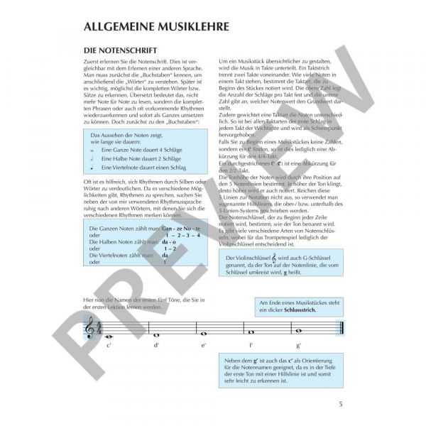 Schule für Trompete Trompete spielen - mein schönstes Hobby Band 1