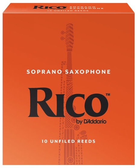 B-Sopran-Saxophon-Blatt Rico, Stärke 3