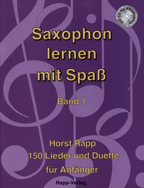 Schule für Saxophon Saxophon lernen mit Spaß 1