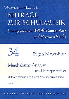 Musikalische Analyse und Interpretation Unterrichtssequenzen für
