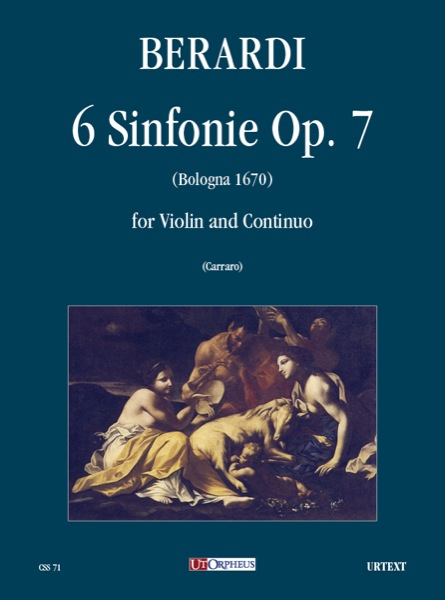 6 Sinfonie op.7 for violin and Bc