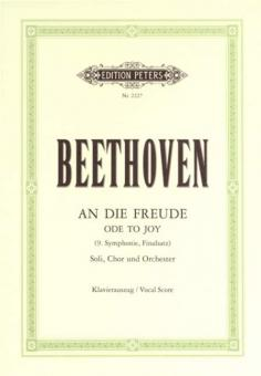 Klavierauszug An die Freude - Finalsatz Sinfonie Nr. 9 op. 125