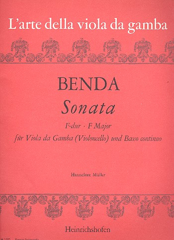 Sonata F-Dur für Viola da gamba und Bc