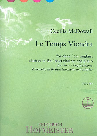 Le temps viendra für Oboe (Englischhorn), Klarinette (Bassklarinette) und Klavier