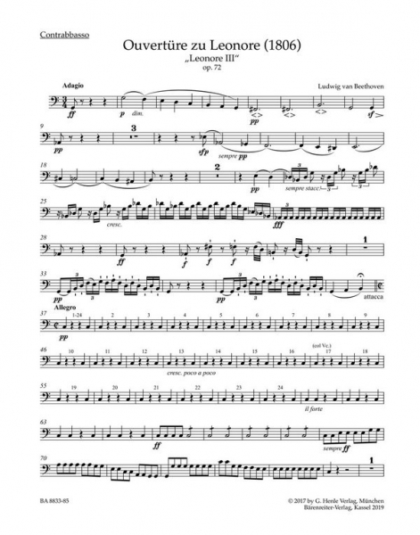 Leonoren-Ouvertüre Nr.3 für Orchester