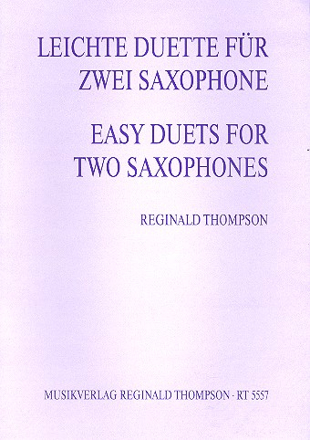 Leichte Duette für 2 Saxophone