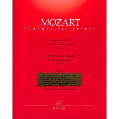 Spielstücke für Violine Konzert 3 G-Dur KV 216