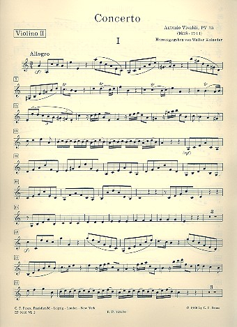 Konzert a-Moll PV35 RV418 für Violoncello, Streicher und Bc