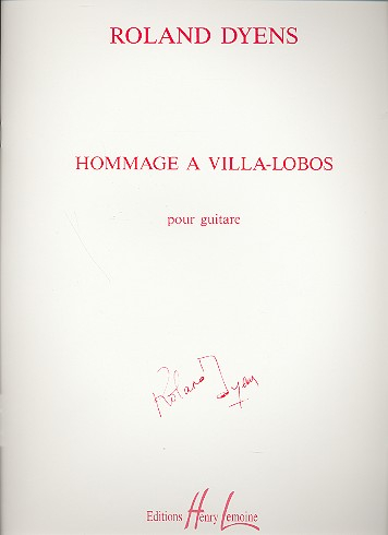 Hommage a Villa-Lobos pour guitare