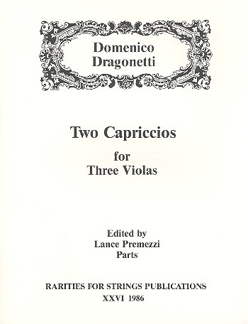 2 Capriccios for 3 violas