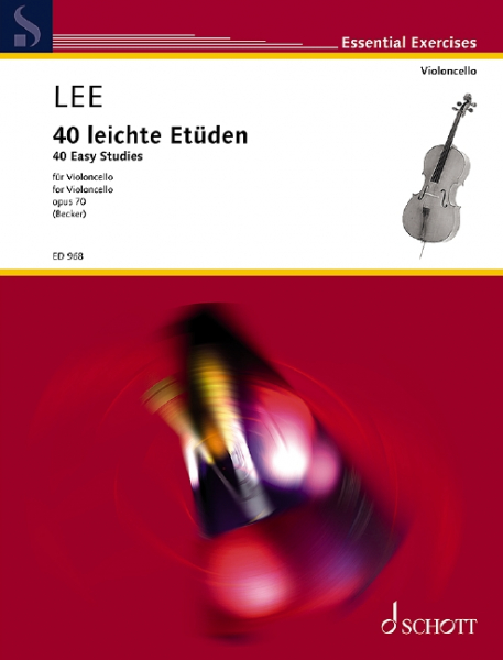 Etüden für Cello 40 leichte Etüden op. 70