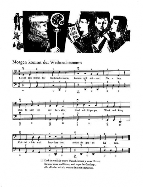 Sammlung für Cello Morgen kommt der Weihnachtsmann