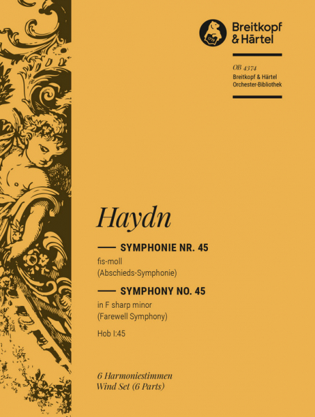 Sinfonie fis-Moll Nr.45 Hob.I:45 für Orchester