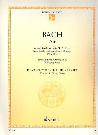 Air BWV1068 für Klarinette und Klavier