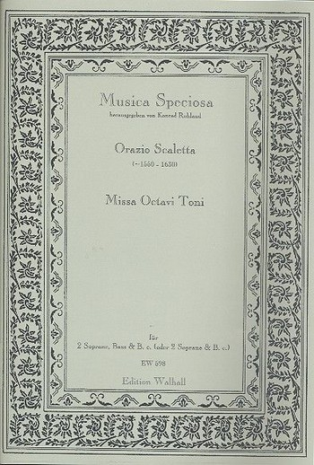 Missa octavi toni und Bc