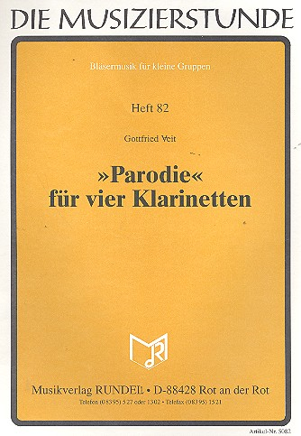 Partiur und Stimmen Parodie