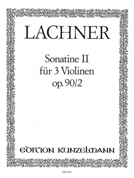 Sonatine D-Dur op.90,2 für 3 Violinen