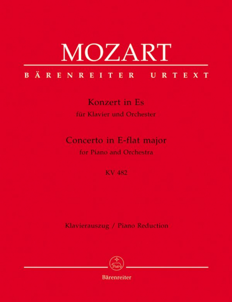 Konzert Es-Dur KV482 für Klavier und Orchester für 2 Klaviere
