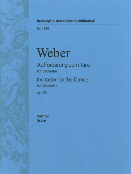 Aufforderung zum Tanz op.65 für Orchester